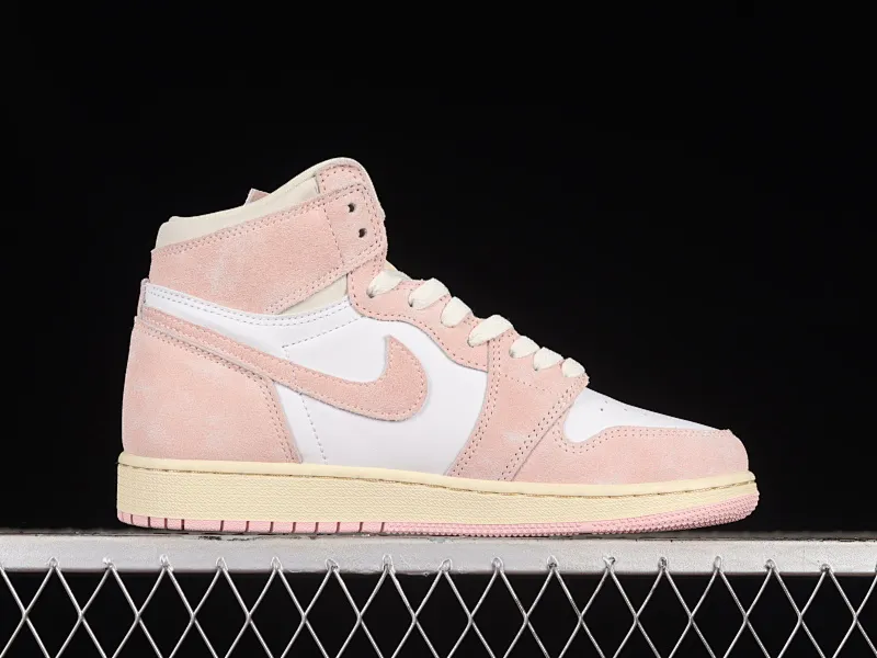 All categories Air Jordan Jordan series basketball shoes Air Jordan 1 High P version Air Jordan 1 High OG "Washed Pink" AJ1 Joe 1 washed pink high-top basketball shoes FD2596-600